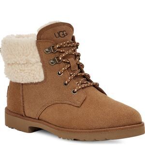 UGG® Romely Heritage lace fashion Boot  chestnut size 7 new in box